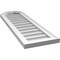 Ekena Millwork Octagonal Top Surface Mount PVC Gable Vent w/ 2"W x 1-1/2"P Brickmould Frame, 12"W x 38"H GVPOT12X3802SN - alternate 5